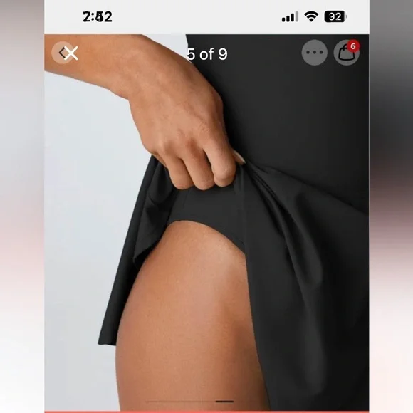 HALARA. Black on-piece SWIMSUIT. Size SMALL. BNWT - Picture 6 of 8